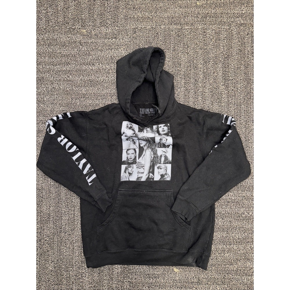 Taylor Swift The Eras Tour Black Hoodie Size-Official Merchandise Mens Medium